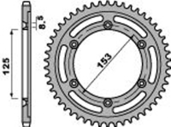 Étrier de frein AV/AR traditionnel 700 aluminium Argent