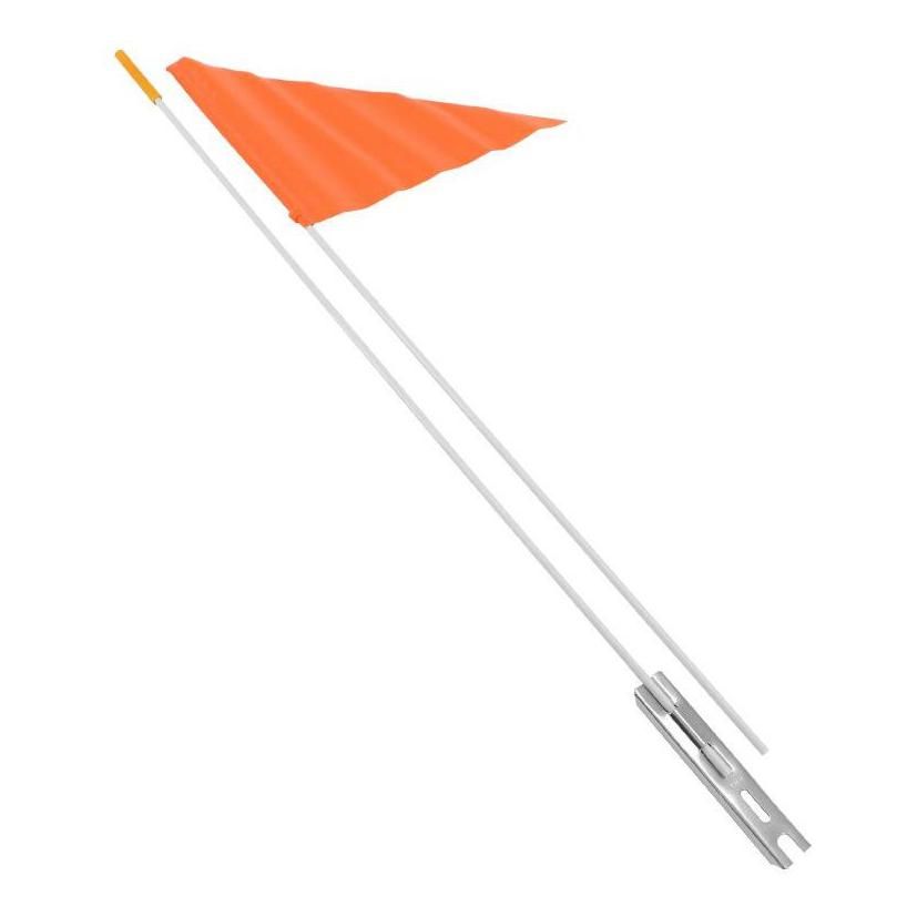 Drapeau de sécurité sur tige 1,50 m