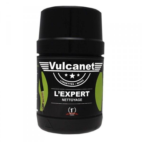 Lingettes de nettoyage sans eau Vulcanet (x60)