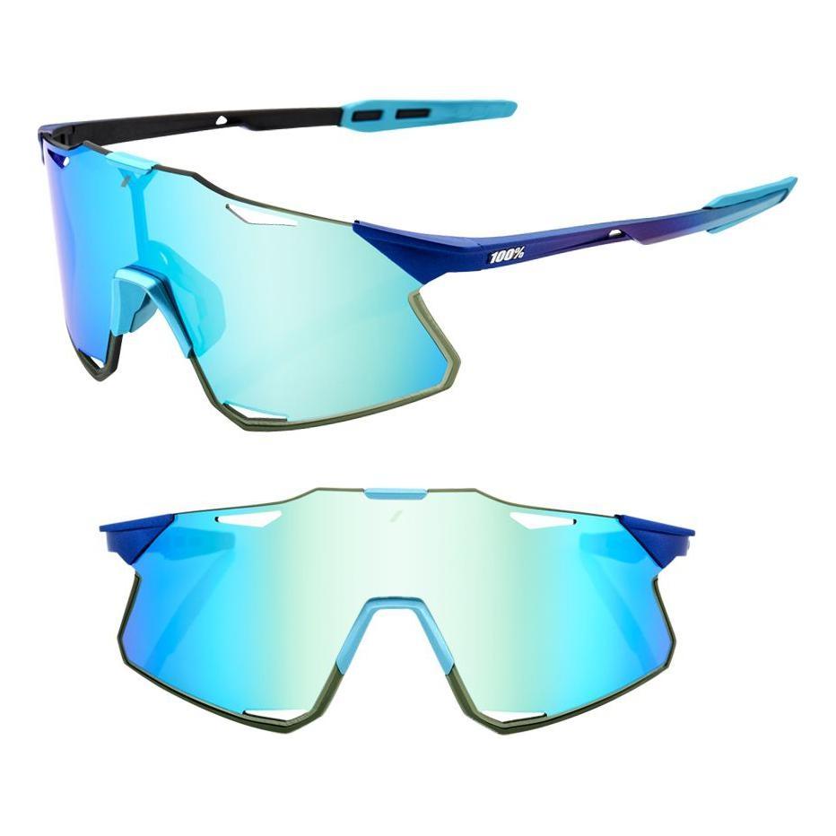 Lunettes 100 Hypercraft Matte Metallicblue Topaz Sur Ultime Bike 6778