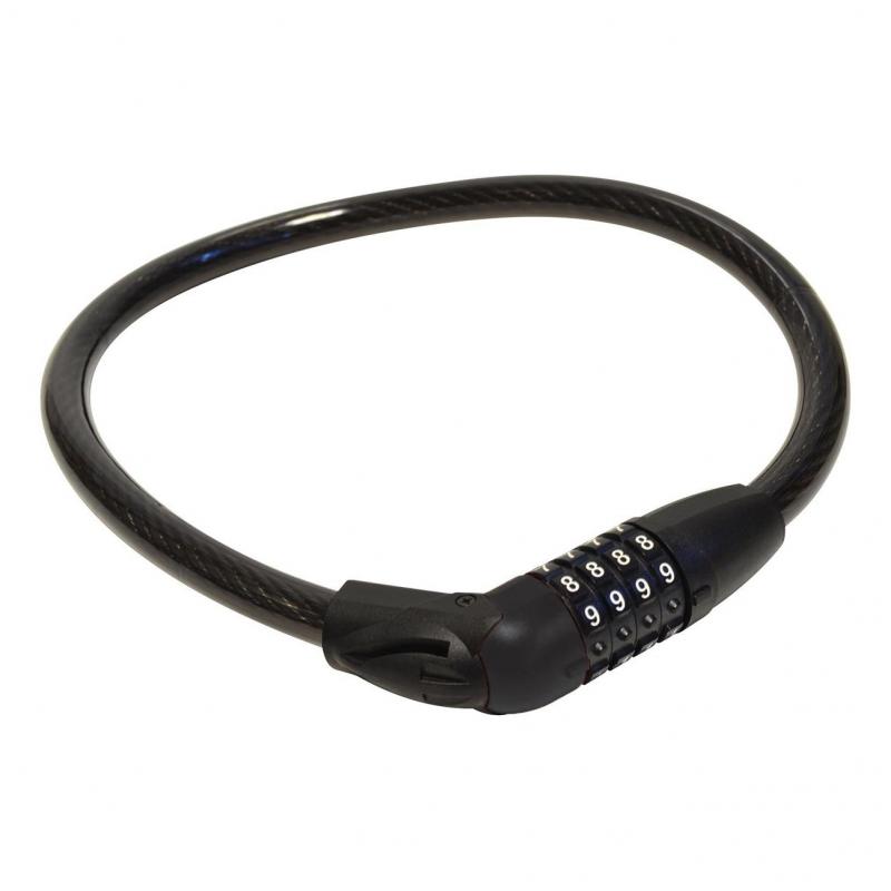 Antivol Câble Combinaison 650 mm x 15 mm Noir OXC