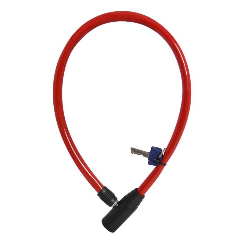 Antivol Câble Hoop 4 mm x 600 mm Rouge OXC