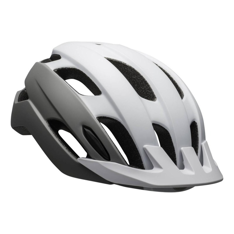 Casque Bell Trace LED Blanc/Gris