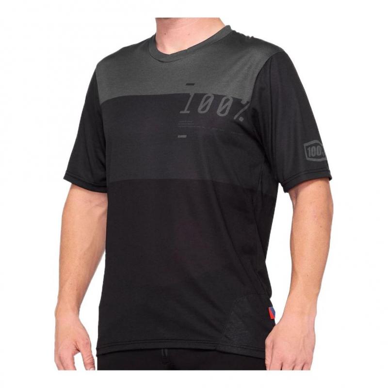 Maillot 100% Airmatic Charcoal/Black- M
