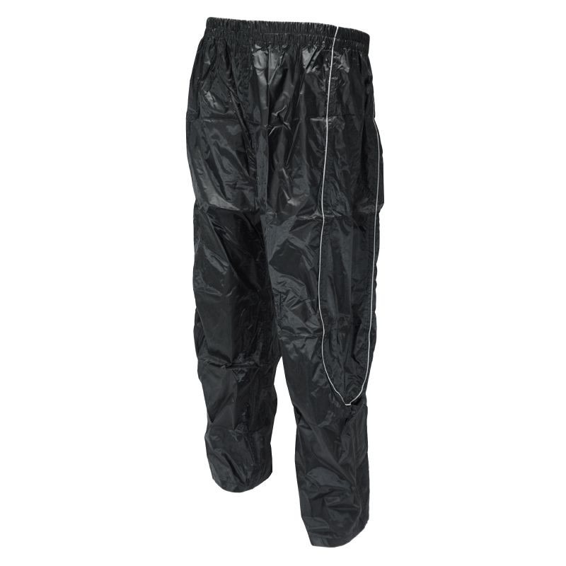 Pantalon de pluie Waterproof avec réflecteur Noir- M