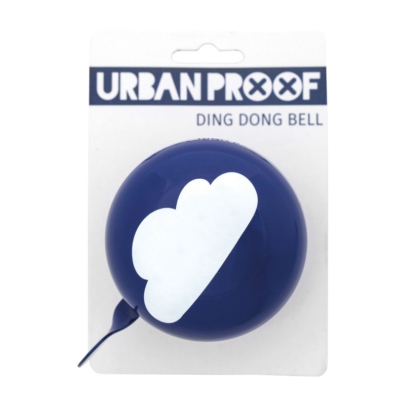 Sonnette Urban Proof Ding Dong 8 cm Nuage Bleu/Blanc