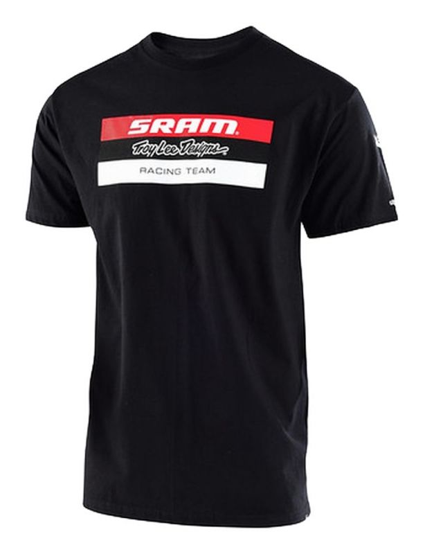 Tee-shirt Troy Lee Designs SRAM TLD Racing Noir- S