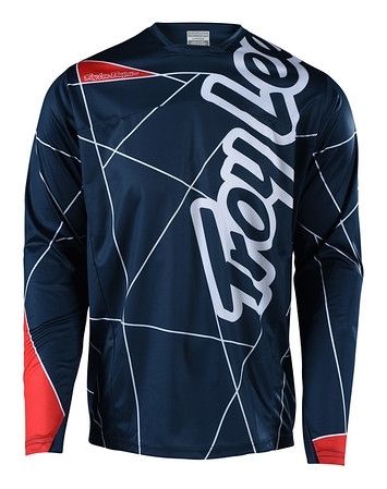 Maillot Troy Lee Designs Sprint Metric Navy/Rouge- S