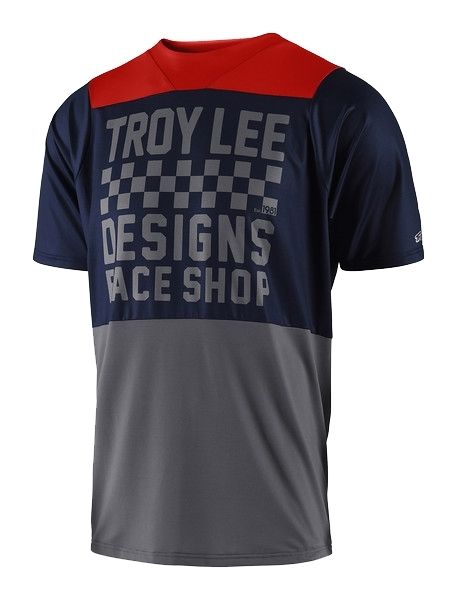 Maillot Troy Lee Designs Skyline Checker Navy/Gris- S
