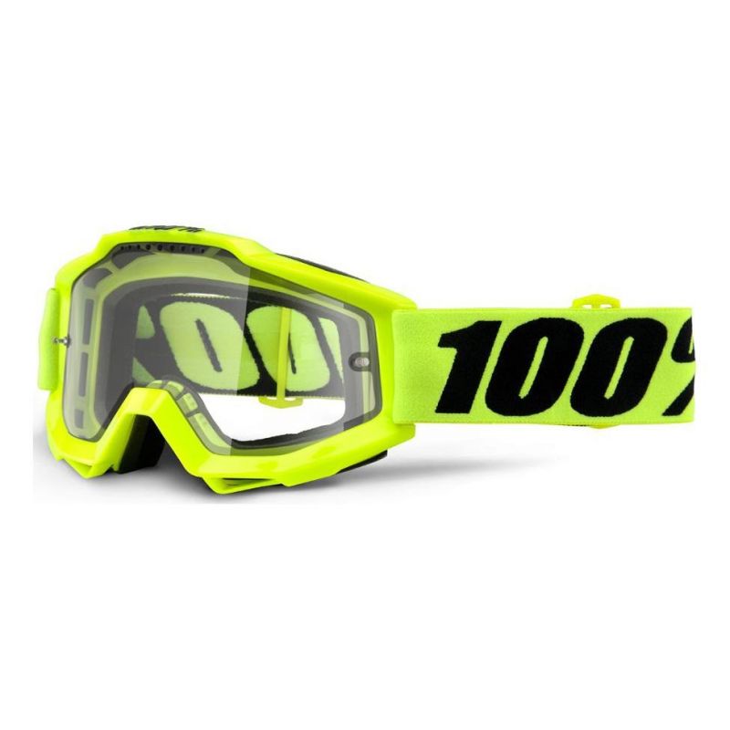 Masque 100% Accuri Enduro Fluo Yellow/Clear Vented