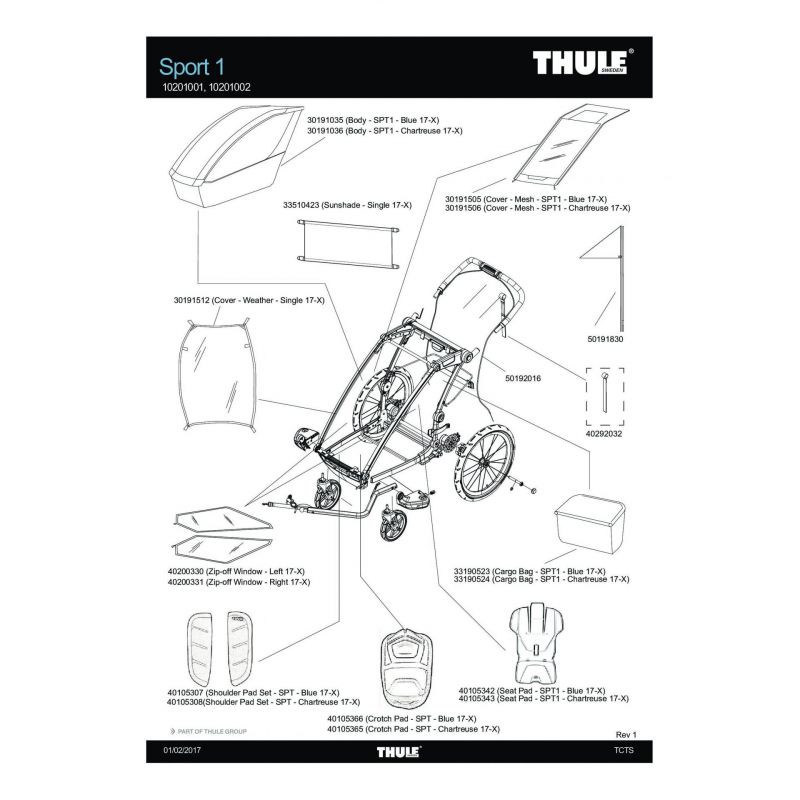 Câble de frein à disque Thule Sport - 50192016