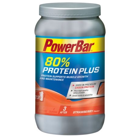 Boisson de récupération PowerBar ProteinPlus 80% Fraise 700 gr
