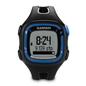 Montre GPS Garmin Forerunner 15 noire et bleue (large)
