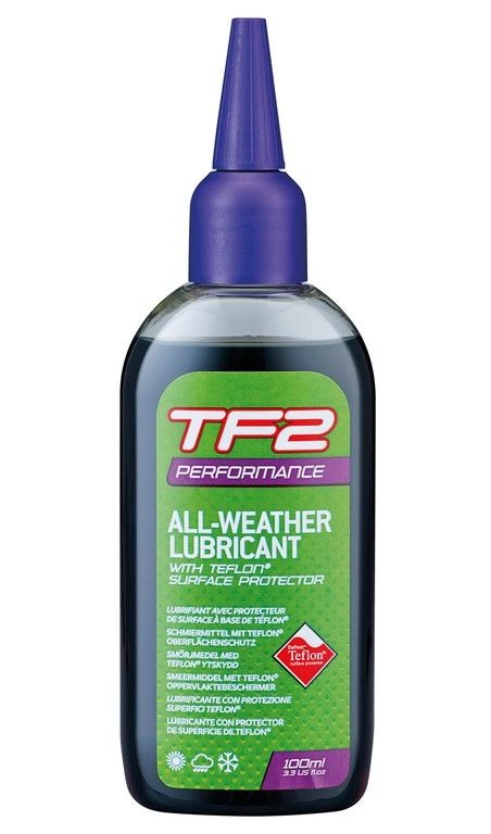 Lubrifiant chaîne Weldtite TF2 Performance All Weather Teflon 400 ml