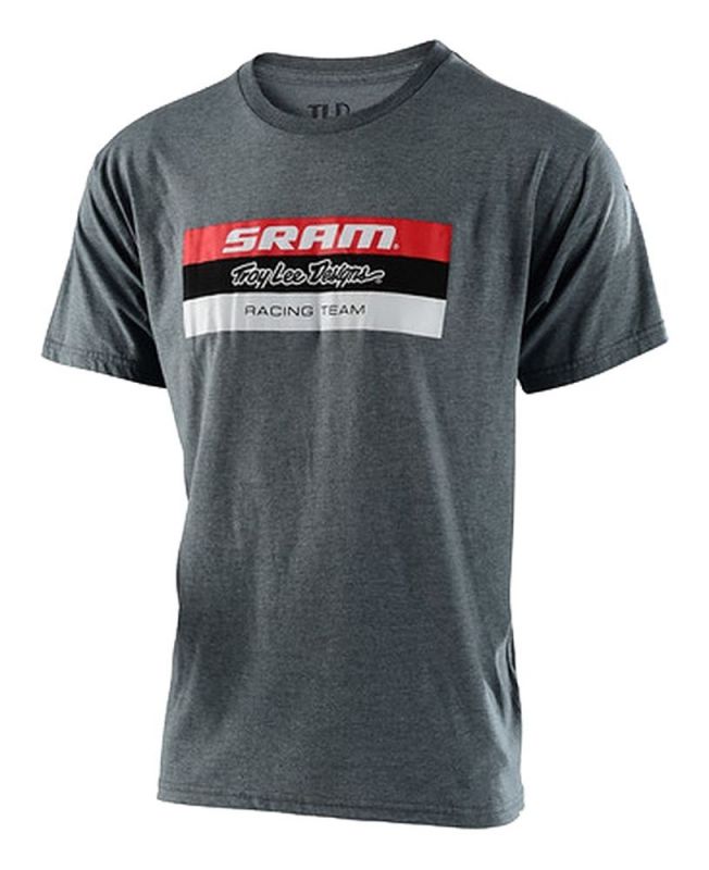 Tee-shirt Troy Lee Designs SRAM TLD Racing Gris- S