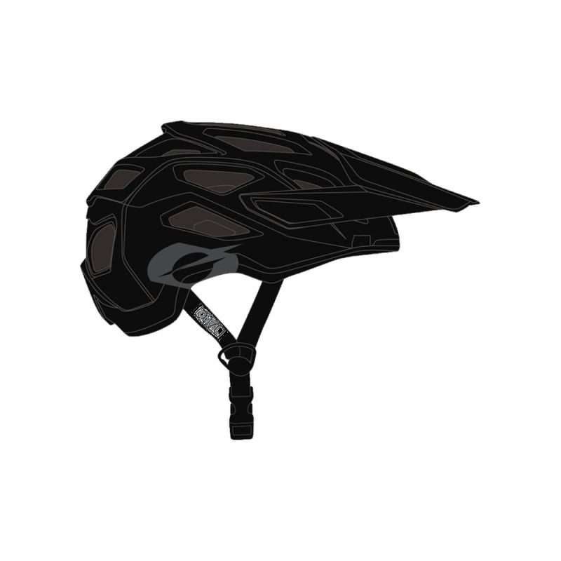 Casque VTT O'Neal Pike 2.0 Helmet Solid Noir/Gris- S/M