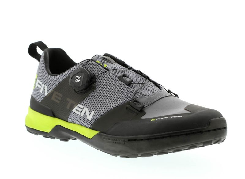 Chaussures Five Ten KESTREL Gris/Vert- UK-4.0 (37.0)