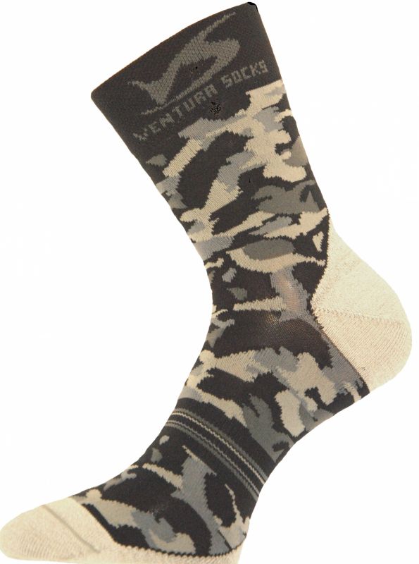 Chaussettes Ventura Socks Carbone Camouflage- 35/38