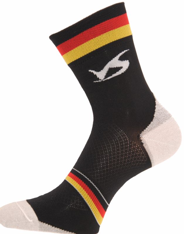 Chaussettes Ventura Socks Carbone Nation Allemagne Noir- 35/38