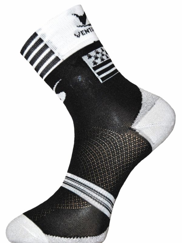 Chaussettes Ventura Socks Carbone Région Bretagne- 35/38
