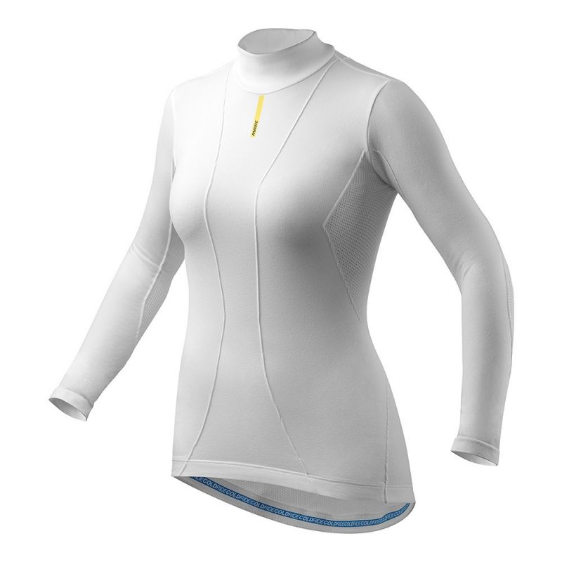 Maillot thermique femme Mavic Cold Ride manches longues Blanc- XS/S