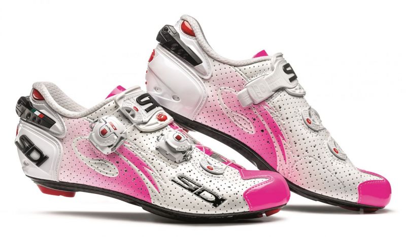 Chaussures femme Sidi WIRE WOMEN AIR Carbon Vernice Blanc/Rose fluo- 3