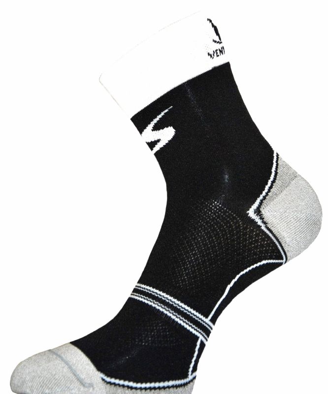 Chaussettes Ventura Socks Carbone Classic Noir/Blanc- 35/38