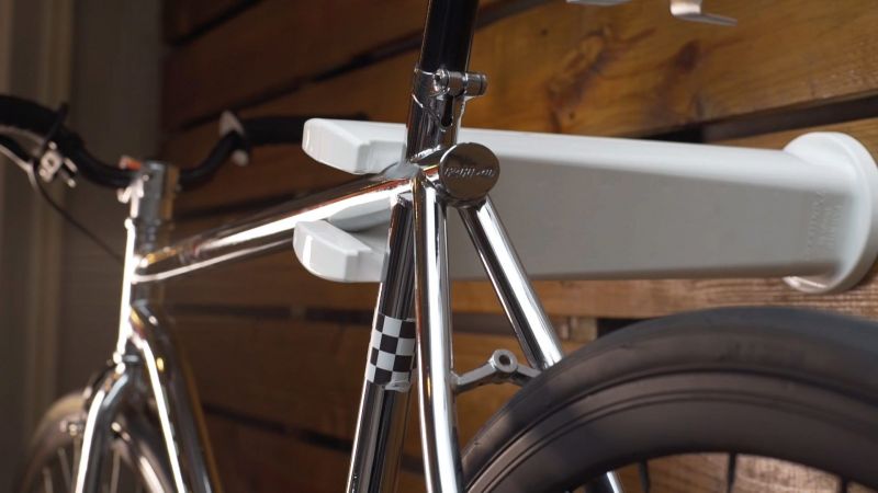 Support Mural PERUZZO Cool Bike Rack 360 ° pour 1 roue à 20 kg Beige