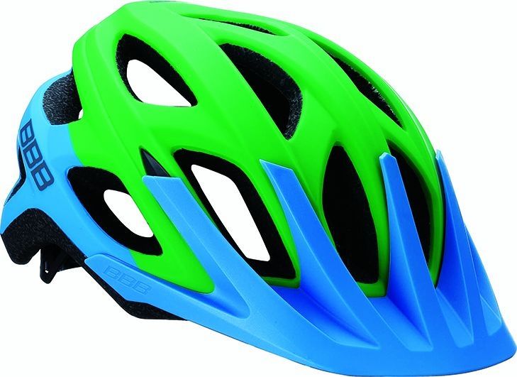 Helmet BBB Varallo bleu mat & vert - BHE-67- M